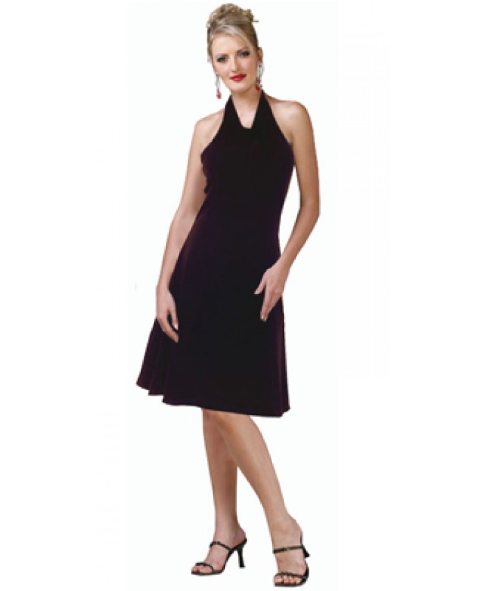 Flattering Cawl Neck Jersy Cocktail Dress