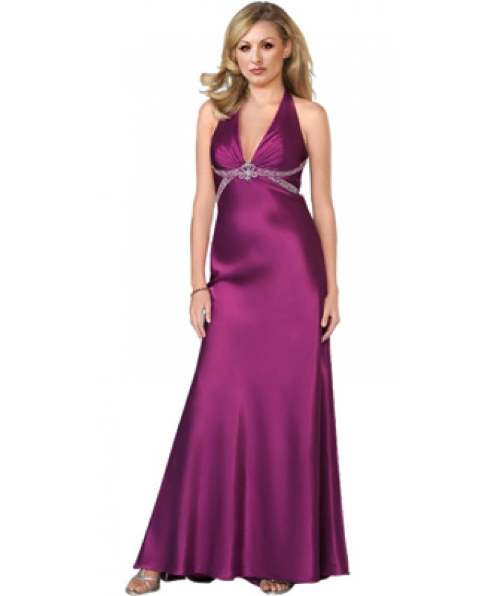 Empire A-line evening gown
