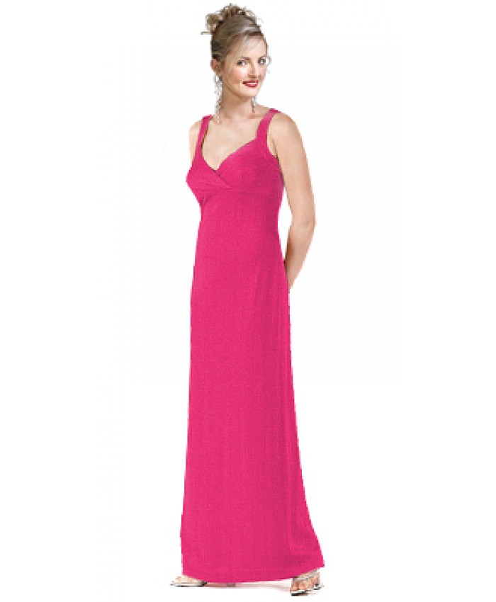 Elegant Empire Back CrissCross Prom Gown