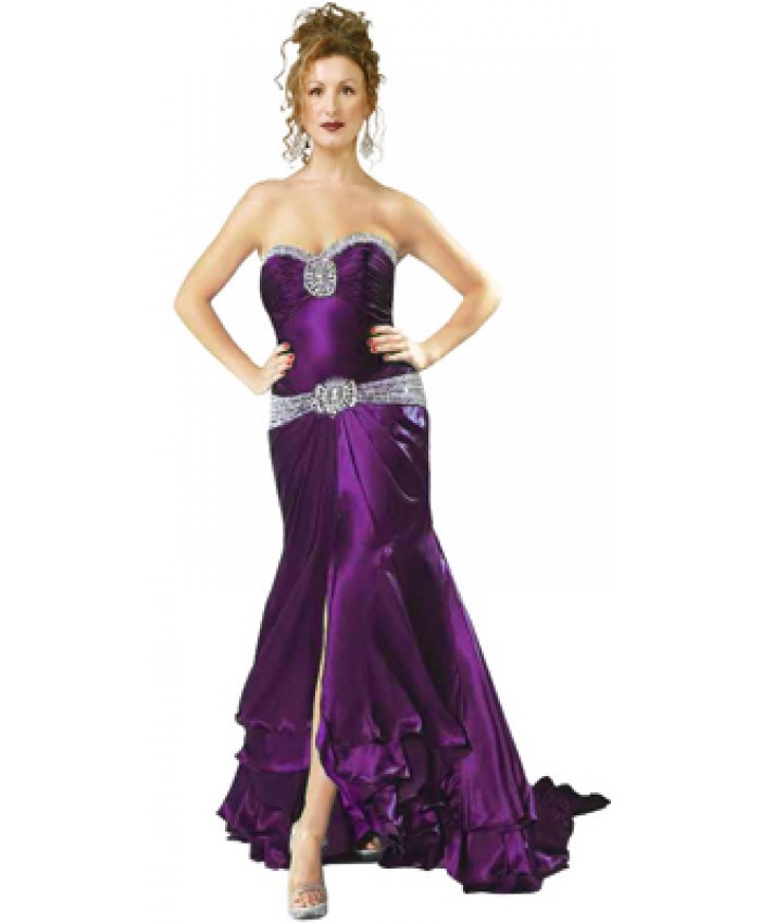 Gorgeous strapless evening gown