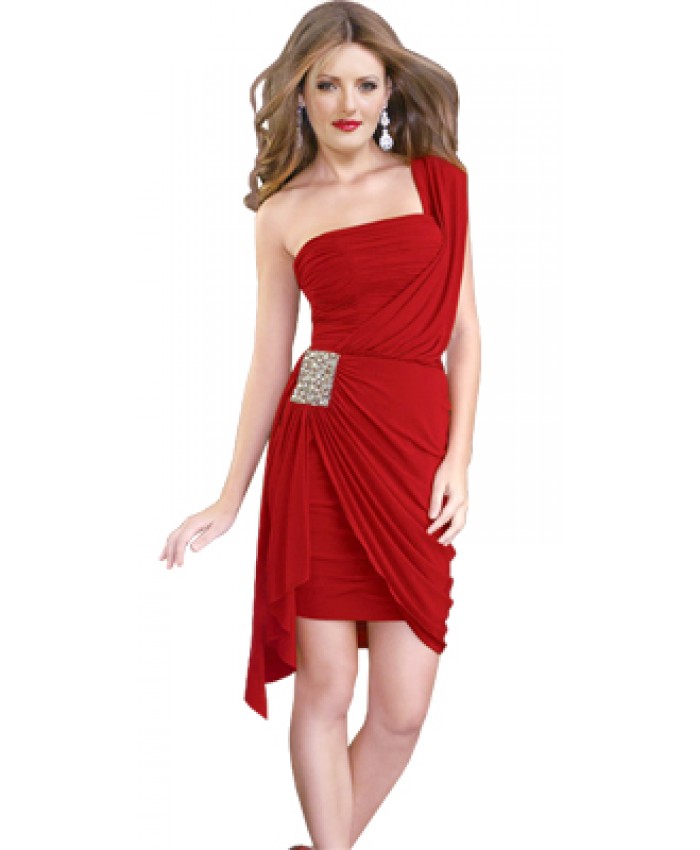 Opulent Overlapping Independence Day Dress