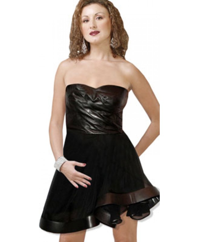 Exquisite Strapless Baby Doll Dress