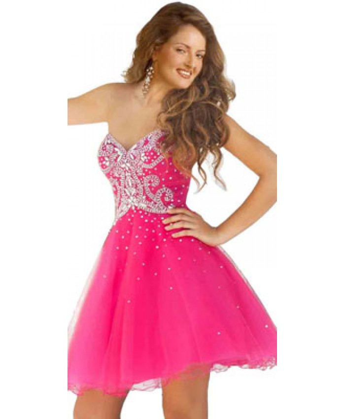Sparking Sweetheart Short Prom Dress 