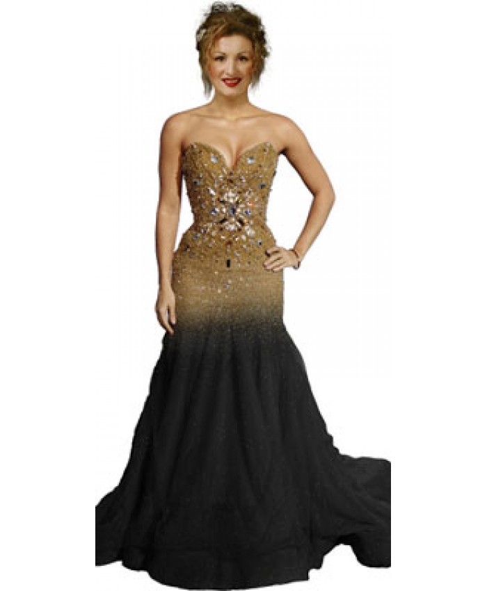 Shakira Grammy Inspired Red Carpet Dress