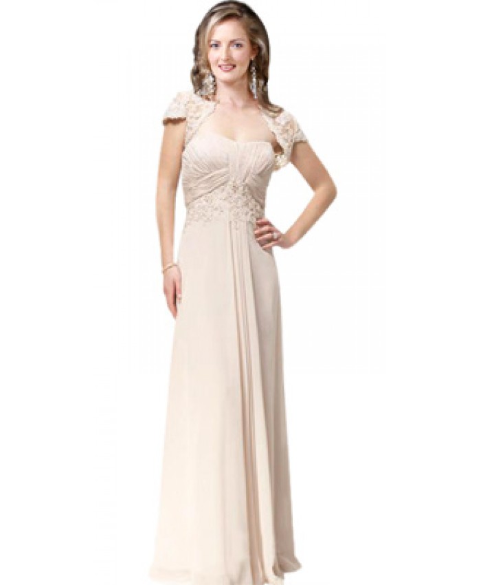 Swanky Strapless Thanksgiving Gown