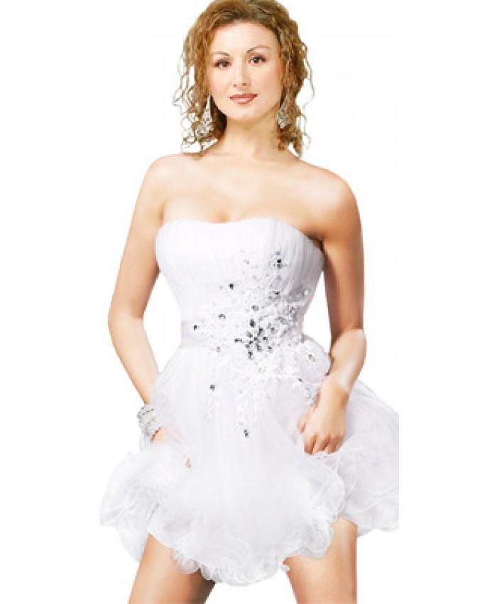 Angelic knee Length Youth Day Dress